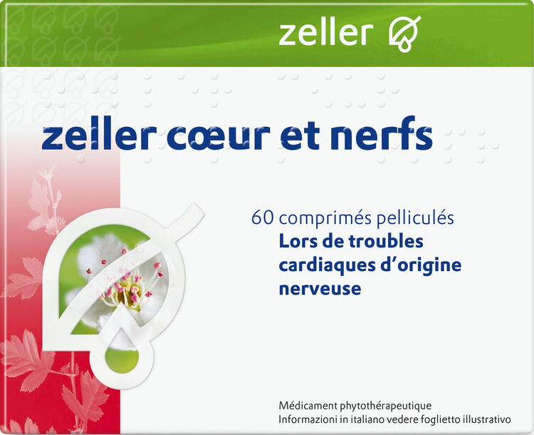 Conditionnement des comprimés pelliculés zeller coeur et nerfs